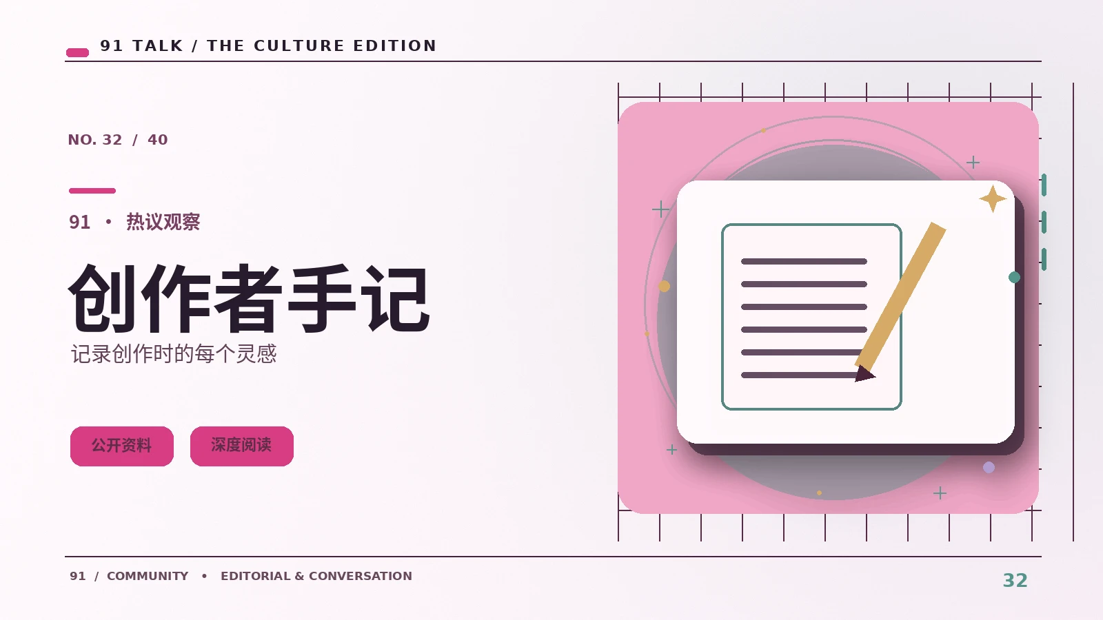 创作者视角